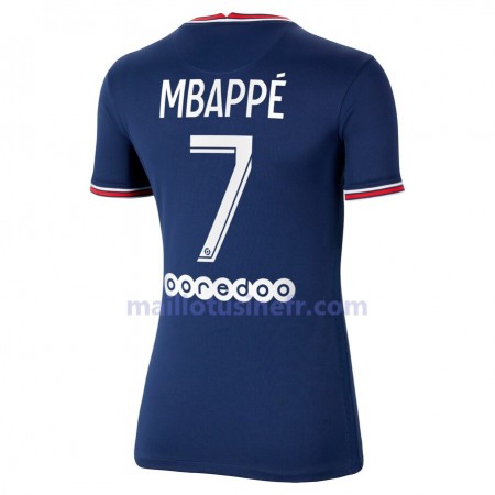 Maillot de Foot Paris Saint-Germain Kylian Mbappé 7 Domicile 2021-22 - Femme